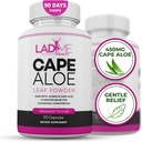 Pure Cape Aloe Herbal Laxative for Constipation Relief - Healthy Bowel Movement - Natural Colon Cleanse &amp; Detox Dietary Supplement - Specially Designed for Women by Ladyme - 90 Capsules