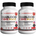 Diablood Core Max Maximum Strength Blood Sugar Supplement, 60 Capsules, with Herbal Ingredients, Vegan, Gluten Free (2)