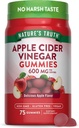 La verdad de la naturaleza Manzana Vinagre Gummies TEN 600 mg TEN 75 Gummies TEN Apple Flavor ANTE Vegan, Non-GMO, Gluten Free Supplement