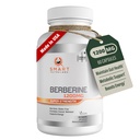 Smart Nutra Labs Premium Berberine HCL 1200mg- 60 Vegan Capsules, 100% Pure Berberine Supplement- Non-GMO, Gluten Free
