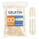 Size 00 Empty Gelatin Capsules Separated - 5000 Count Clear Gel Pills DIY Caps Fillable Empty Pill Capsule Supplement Filling