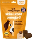 Suplemento de piel y carne para perros ← Nourishing Omega 3 for Dogs with EPA DHA Krill Oil and Vitamin E Silencio Perro Skin and Coat Suplemento TEN 1 Chew up to 75lbs ← NASC Certified &amp; Made in The USA TEN 90 Chews