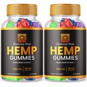 (2 Pack) Harmony Peak Gummies - Official Formula - Harmony Peak Hemp Gummies Advanced Strength Performance Hemp Blend Formula, Big Size Harmony Peak Gomitas with 25mg Hemp, Great Taste (120 Gummies)