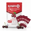 Fast Acting Glucose Powder Packets, Black Cherry – Instant Dissolve, No Water Needed | 15g Pure Dextrose | Waterproof SlimPaks | Made in USA | Gluten-Free (Pack of 12)