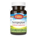 Carlson - Serrapeptase, 120000 SPUs - Delayed Release, Immune Support, Joint Function & Optimal Wellness, 90 Vegetarian Capsules