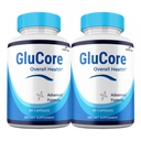 (2 Pack) GluCore Capsules, Advanced Premium Glu Core Official Supplement Vitamin Pills, 2 Month Supply