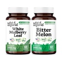 Wild & Organic White Mulberry 60 Capsules & Bitter Melon 60 Capsules