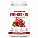 Avoria Organic Pomegranate Extract Capsules, Pomegranate Supplement, Antioxidant Support - 90 Capsules (1 Bottle)