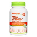 NutriBiotic - Amla Vitamin C, 60 Tabs - Rich Source of Non-GMO, Natural Vitamin C for Antioxidant & Collagen Support - 100% from Indian Gooseberry - Vegan & Gluten Free