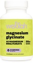 Wellah Magnesium Glycinate (210mg) 90 Capsules - High Absorption, As Magnesium Bisglycinate, 30 Servings