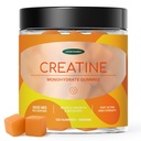 Creatine Monohydrate Gummies – 3600mg Real Creatine Per Serving – Transparent Label, Refreshing Orange Flavor, Lab-Tested Muscle & Strength Supplement