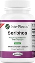 Seriphos - Phosphorylated Serine Adaptogen - Cortisol Supplement - Helps Cognitive Function, Gluten Free, Dairy Free, Soy Free - 100 Capsules