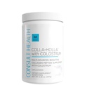 Consult Health Colla-Holla Vanilla Flavor Multi Sourced Collagen Verisol Protein Powder with Colostrum for Skin Elasticity, Wrinkle Reduction, Healthy Hair & Joint Support, 8.36 oz