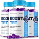 (3 Pack) Boost TRT Gummies for Men, Official Boost TRT Male Performance Gummys with Natural Ingredients, Advanced BoostTRT Men's Gummy Supplement with Maximum Strength Premium Vitamins (180 Gummies)