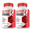 Glyco Prime Capsules, Premium All Natural Ingredients, Maximum Strength Pills Official GlycoPrime Blood Supplement (2 Pack)