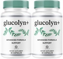 (2 Pack) Glucolyn Capsules - Advanced Formula All Natural Support, 120 Capsules for 2 Months