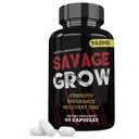 Savage Grow 742MG All Natural Advanced Men's Health Formula 60 Capsules