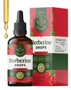 HERBAMAMA Berberine Liquid Drops - Vegan Antioxidant & Overall Support with Berberine HCL 500mg Extract Tincture - Non-GMO, Alcohol & Sugar-Free Supplement, 84-Day Supply