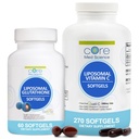 Core Med Science Supplement Bundle - Liposomal Glutathione & Vitamin C 1000mg