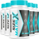 5 Pack - Size Matrix - Size Matriz 300 Capsules for 5 Months, Size Matriz Capsules 1152 MG, Sizematrix, Size Matrix Improve Formula, Size Matrix X, Size Matrix Pills