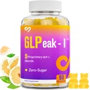 GLP-1 Activation Gummy for Women and Men, 17-in-1 GLP-1 Activation with Akkermansia Probiotic, Berberine and Akkermansia Gummy, Yuzu Flavor, Zero-Sugar, 90 Gummies