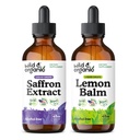 Saffron Extract Tincture 4 fl oz & Lemon Balm Tincture 4 fl oz