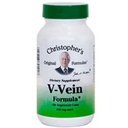 Christopher's Original Formulas V-Vein – 100 Vegetarian Capsules – Unique Herbal Blend – Developed by Master Herbalist David Christopher - Pack of 4