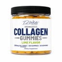 Hydrolyzed Collagen Gummies for Men & Women, Clinically Inspired, Types 1 2 3 5 10, Gluten-Free, Non-GMO, Gelatin-Free, 200mg per Serving, Lime Flavor (120 Gummies)