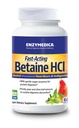 Enzymedica Betaine HCl for Men & Women - Betaine Hydrochloric Acid Supplement, Protease Digestive Enzyme Blend, Digestive Health Support, Occasional Heartburn & Indigestion Support, Vegan - 60 Caps