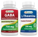 Best Naturals GABA 750 mg & L-Theanine 200mg