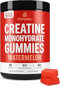 Creatine Gummies  5g Creatine in 2 Gummies ← Zero Sugar Creatine Monohydrate  3rd-Party Lab Tested