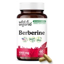 Wild & Organic Berberine Supplement Capsules 1000 mg
