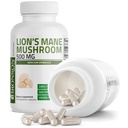 Bronson Lion's Mane Mushroom 500mg Hericium Erinaceus Non-GMO, 120 Vegetarian Capsules