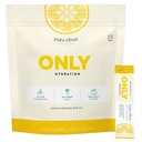 Yuzu Citrus Electrolytes Powder Packets – Electrolyte Drink Mixes with Vitamins C, B6, B12 – 1270mg Electrolytes + Goji Berry – 15 On-The-Go Hydration Powder Packets – Low Sugar, Monk Fruit Sweetened