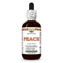 Peach (Prunus Persica) Dry Leaf Glycerite, All Natural, Vegan, Lab Tested Alcohol-Free Liquid Extract - 2 fl.oz