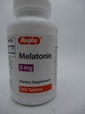 Rugby Melatonin 3mg 500ct Tablets
