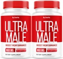 (2 Pack) UltraMale Pills, UltraMale Capsules Advanced Formula, 120 Capsules for 2 Months