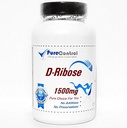 D-Ribose 1500mg // 90 Capsules // Pure // by PureControl Supplements