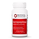 PROTOCOL FOR LIFE BALANCE Serrapeptase - Digestive Enzyme Capsule - 60,000 Units Activity -Support Respiratory Health - Immune Support Supplement - 60 Veg Caps
