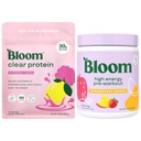 Bloom Raspberry Lemonade Clear Protein and Pre Workout Bundle