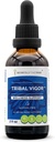 Tribal Vigor Sin alcohol, Glycerite Eleuthero Siberian Ginseng, Catuaba, Barrenwort - Horny Goat Weed, Muira Puama, Saw Palmetto, Tribulus. Tintura, Herbal Extract Wellness Support (2 FL OZ)