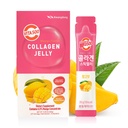 KWANGDONG Vita500 Collagen Stick - Korean Collagen Jelly Stick with Vitamin C & Marine Collagen Peptides | Mango Flavor Collagen Food Snack for Skin, Hair, Nails & Joints | Korean Snacks 15 Pack
