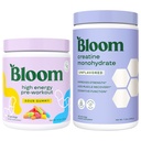 Bloom Unflavored Creatine and Sour Gummy Pre Workout Bundle