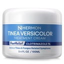 Hermon Tinea Versicolor Treatment Cream:Multi-Functional Clinically Proven 1% Clotrimazole Cream for Athlete's Foot, Tinea Versicolor, Jock Itch, Ringworm