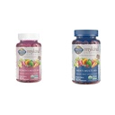 Garden of Life Organics Women 40+ Gummy Vitamins - Berry - Certified Organic, Non-GMO, Vegan & Organics Men 40+ Gummy Vitamins, 40+Multi Berry, 120 Count