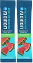 LIQUID IV Watermelon Hydration Drink Mix Single, 0.56 OZ (Pack of 2)