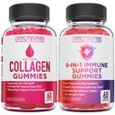 Atlantis Nutrition Collagen 60 Gummies + 8-in-1 Immune Support 60 Gummies