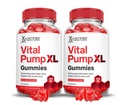 Justified Laboratories (2 Pack) Vital Pump XL Performance Gummies 1000MG Advanced Formula Vital PumpXL Formulated with Beet Juice ACV Pomegranate Beet Powder B12 Vegan Non GMO 120 Gummys