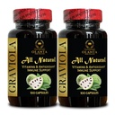 Graviola Extract Formula with Antioxidant Support, Immune Wellness & Vitality Support for Daily Use – 2 Bottles 200 Capsules