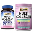 Vitalibre Multi Collagen Peptides 180 Caps and Multi Collagen Peptides Powder 8oz